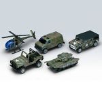 Welly Игровой набор Военно-полицейская команда