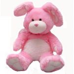  Игрушка Мягкая Кролик розовый 30 см